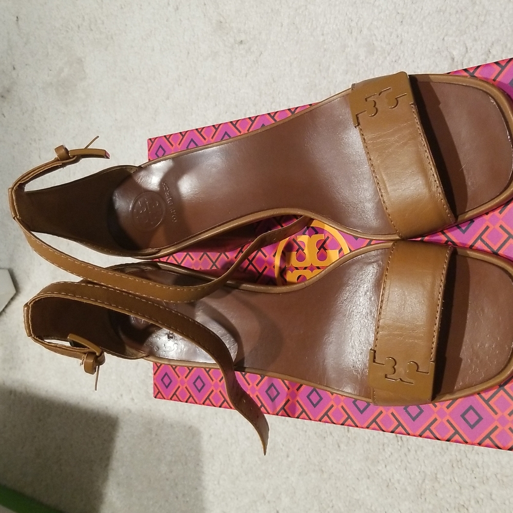 Tory Burch block heel sandals